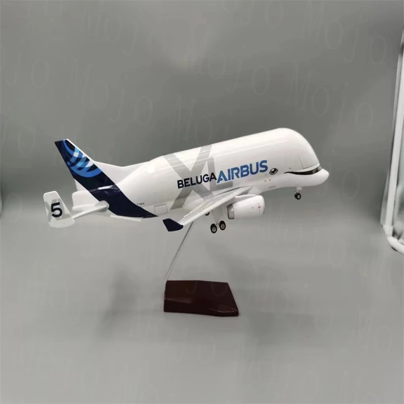 

1:150 Scale 42cm Airbus Beluga A300-600 Resin Aircraft Model Super Beluga Transport Model Aviation Collectibles Home Decorations