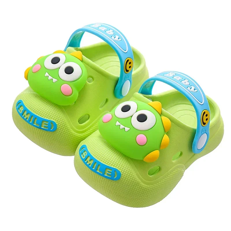 Anti-slip Children's Slippers Cartoon Soft Soled Walking Shoes Comfort Cute Cartoon Baby Boys Girls Outdoor Beach Slippers