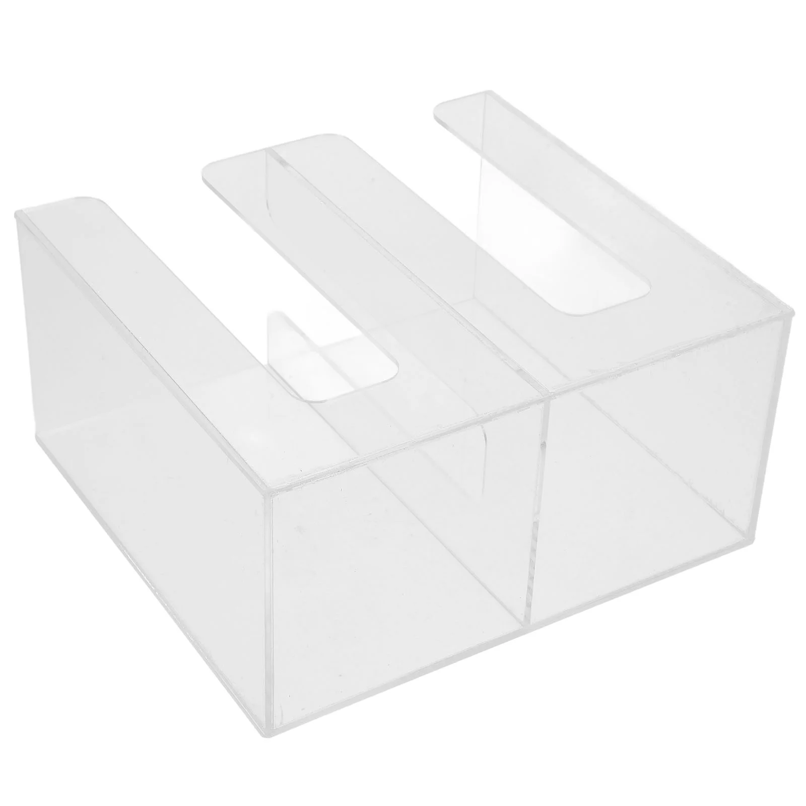Cup Storage Holder Storage Rack Cup Holder Coffee Glasses Paper Stand Acrylic Organizer Dispenser for Indoor