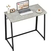 Small Foldable Computer Desk Writing Study Desk Easy Assembly Space-Saving Foldable Laptop 1
