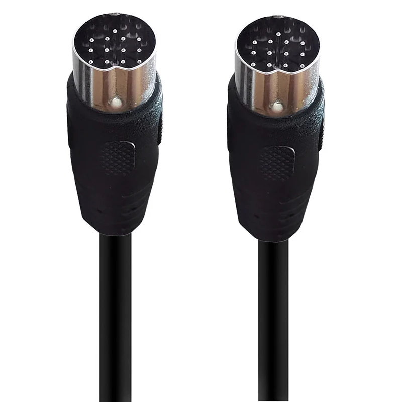 macho para macho fêmea s-vídeo din sinal extensão midi adaptador cabo