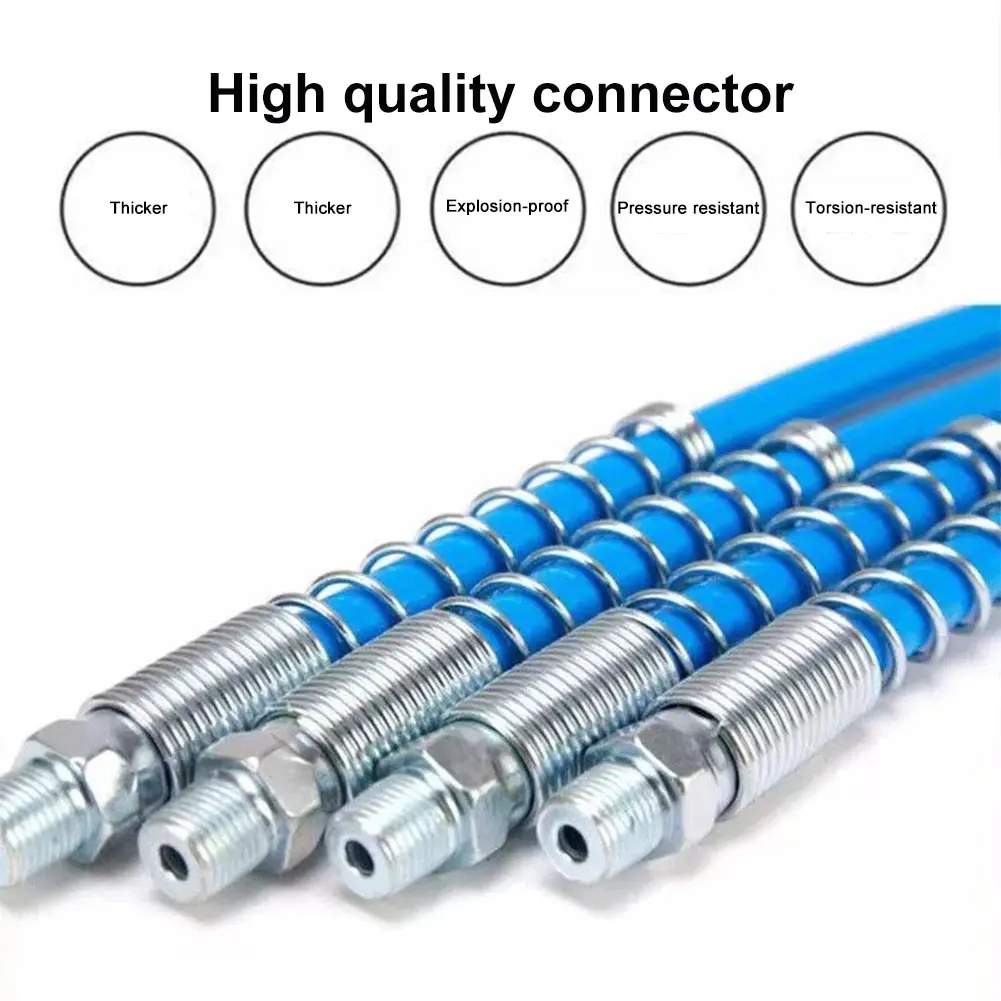 Grease Gun Coupler 10000 PSI Leak-Free Grease Nozzle Two Press Quick Release Grease Oil Pump Tip Easy To Push Lubrication Tool