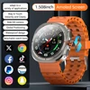 New 4G Full Netcom Smart Watches Android 10.0 Smartwatch With Rotary Camera 1.508'' Amoled Larger Screen For Samsung Watch Ultra 1
