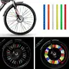 12/24/48PCS Bicycle Wheel Spokes Reflective Sticker Colorful Tube Warning Safety Light DIY Reflector Reflective Safety Kit 3