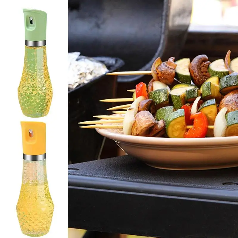 

Бутылка с распылителем масла для приготовления пищи, стеклянная бутылка для оливкового масла, распылитель для фритюрницы, распылитель для приготовления масла, кухонные приспособления для салата, барбекю