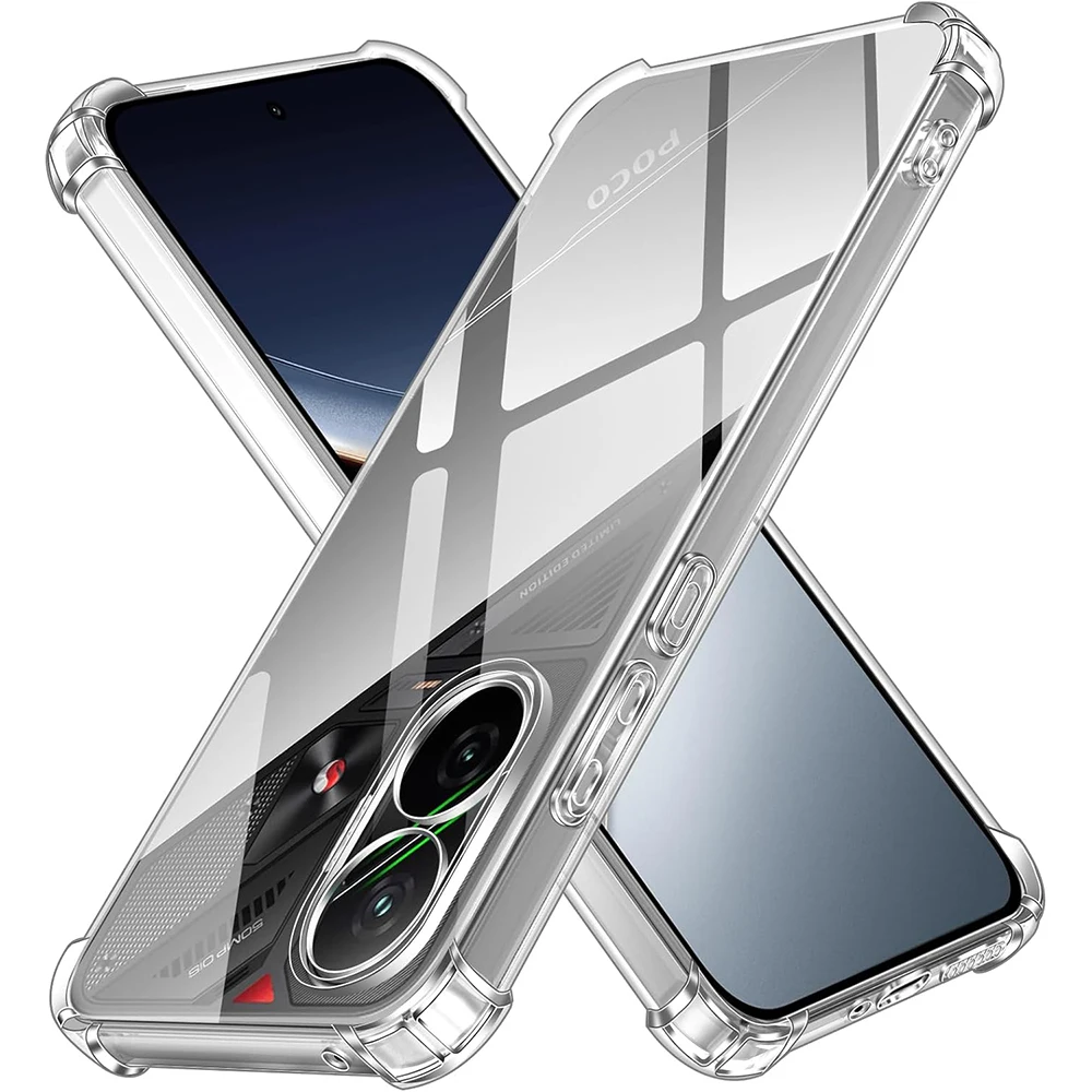 Shockproof Ultra-Thin Clear Phone Case Cover