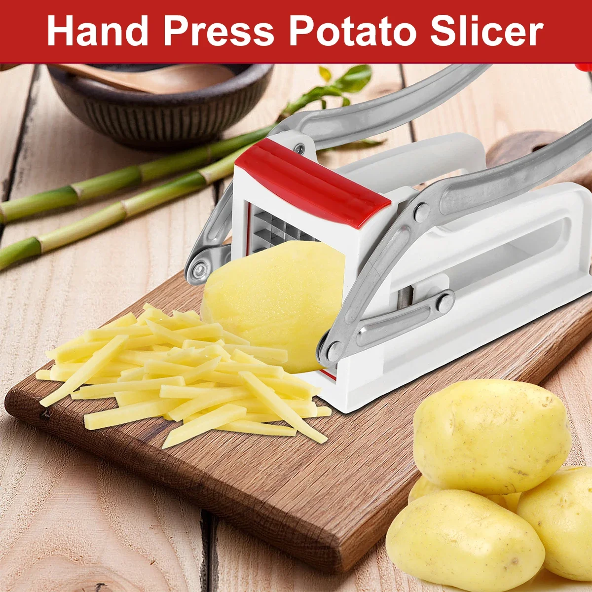 【美品】KIPROSTAR スライサー PRO-200YS-81 French Fry Cutter Stainless Steel Potato Chipper with 25