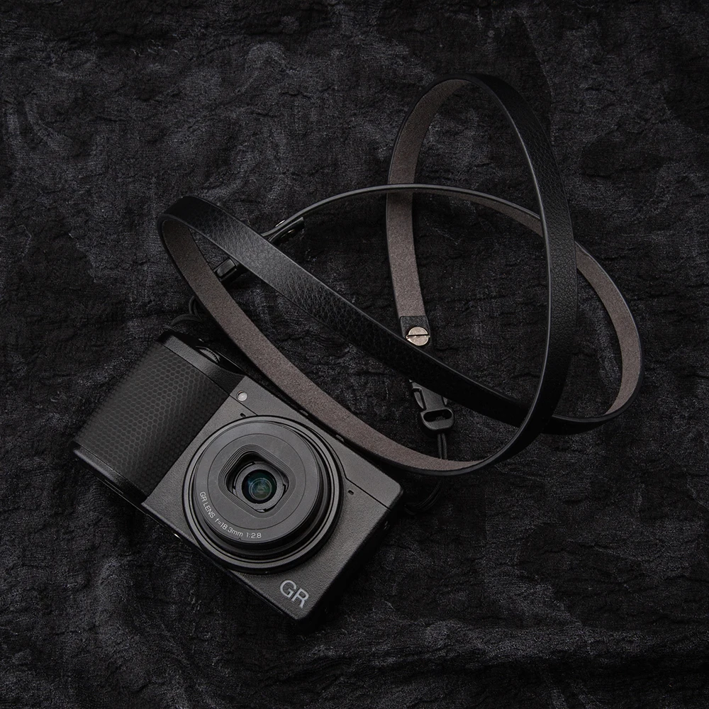 Premium Leather Camera Strap with Quick Release for DSLR & Mirrorless Cameras