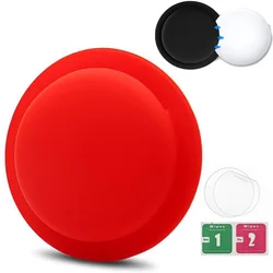 Magnetic Silicone AirTag Holder with Adhesive Sticker (Stick on case - Red)
