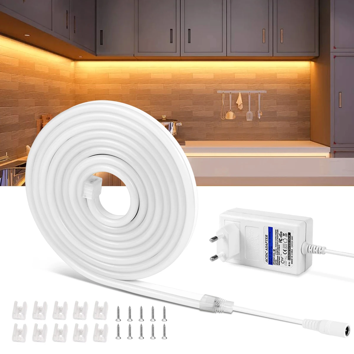 12V Auto LED Strip Lichtschnur Innenraum-Beleuchtung Lichtdschlauch Neon String