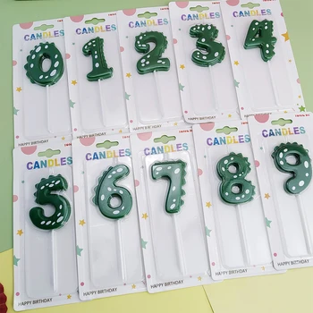 Dinosaur Number Candles 1