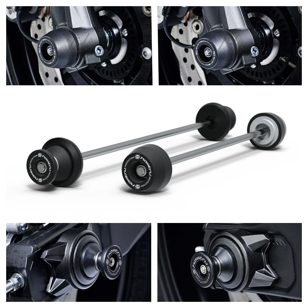 

Для Yamaha FZ-07 XSR700 2013-2023 защита от повреждения переднего и заднего колеса шпинделя