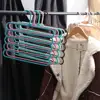 Saving Bedroom Wardrobe Trousers Scarf Storage Household Multilayer Trousers Hanger Pants Hangers Clothes Hanger Storage Rack 3