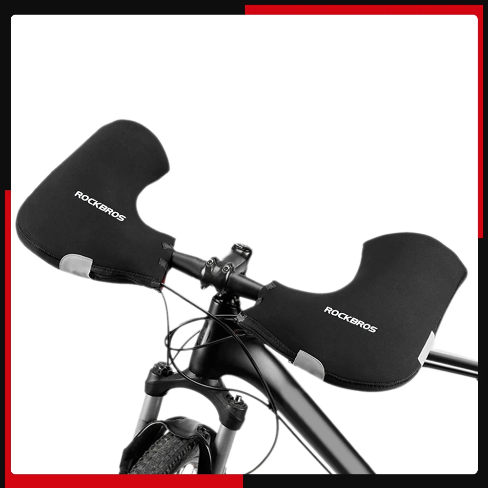 Winter Bicycle Handlebar Warm Gloves Windproof Bike Mittens Cold Weather Handlebar Mittens Water Resistant Bar Gloves