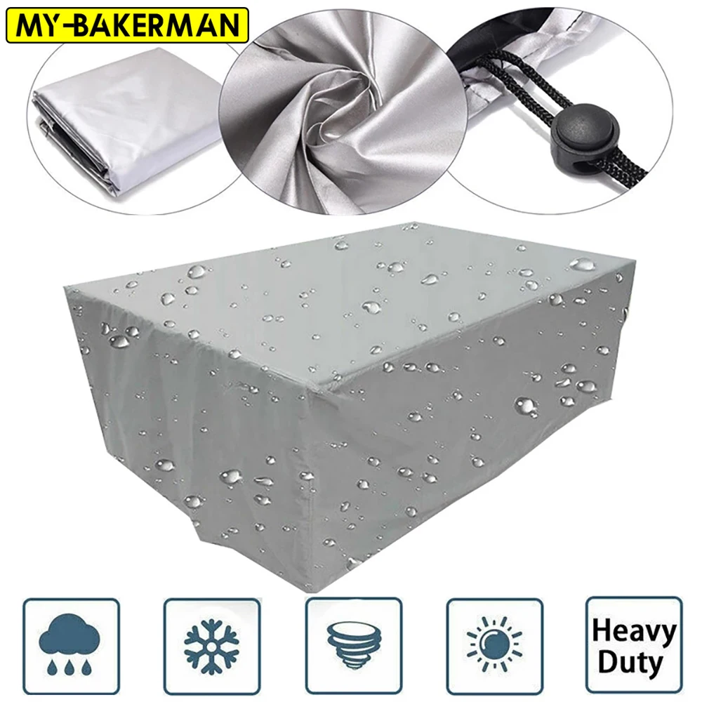 Premium Waterproof Outdoor Furniture Covers - Durable Protection for Chairs, Sofas, and Tables, Available in 55 Sizes, Dust-Proof and Weather-Resistant