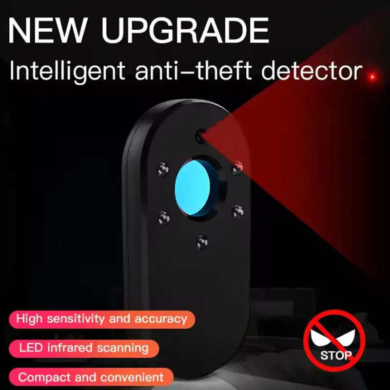 Newly upgraded Hidden camera detectors.anticamera anti-theft alarm Hotel pinhole infrared automatic scanning device USB charging
