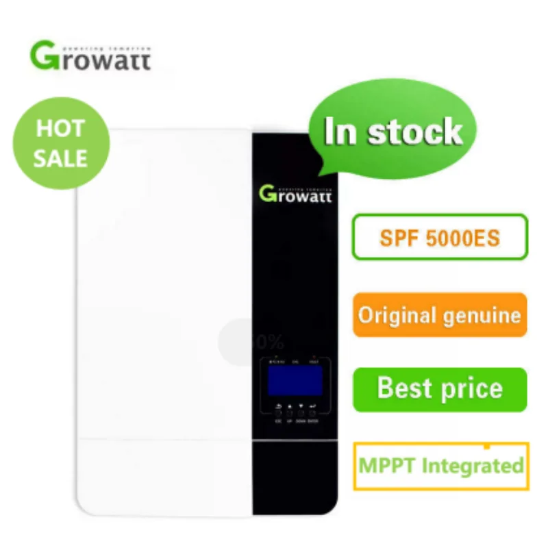 Growatt Off Grid Inversor Spf3500Es Spf5000Es Off Grid Solar Power Inverter Modalità Senza Batteria Parallelo 6 Unità Uso Domestico Инвертор