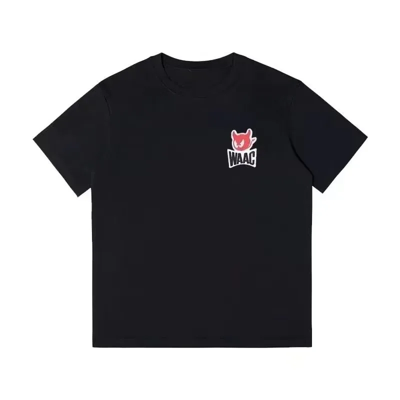 WAAC Reines Baumwoll-Kurzarm-T-Shirt Stilvoll und Vielseitig Geeignet für Alle Jahreszeiten Streetwear 2026 Sommer Neu Mode Lässig