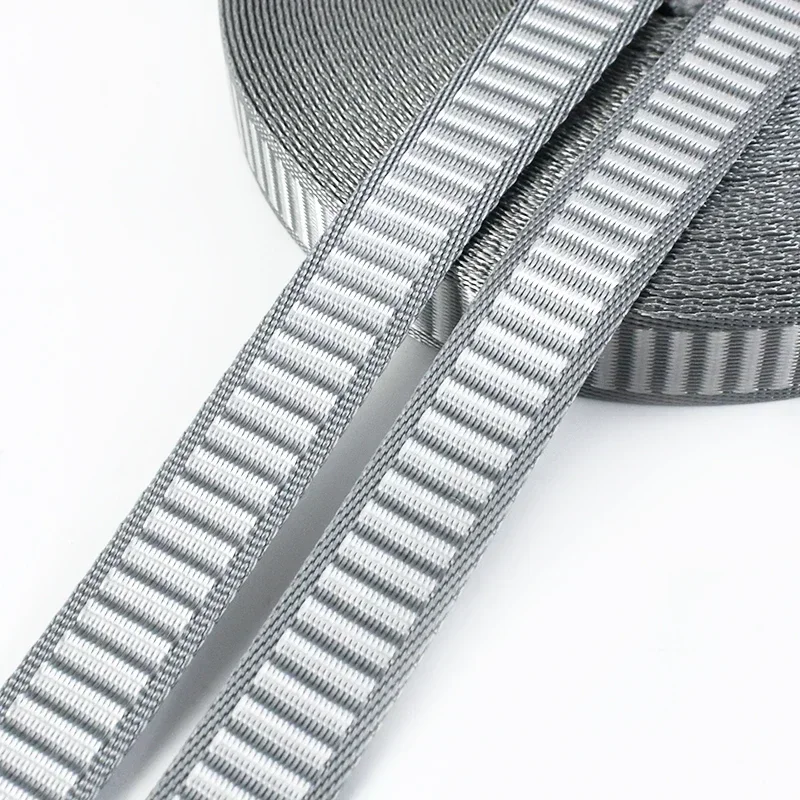 Reflective Nylon Webbing Strap for Crafting & Safety Accessories