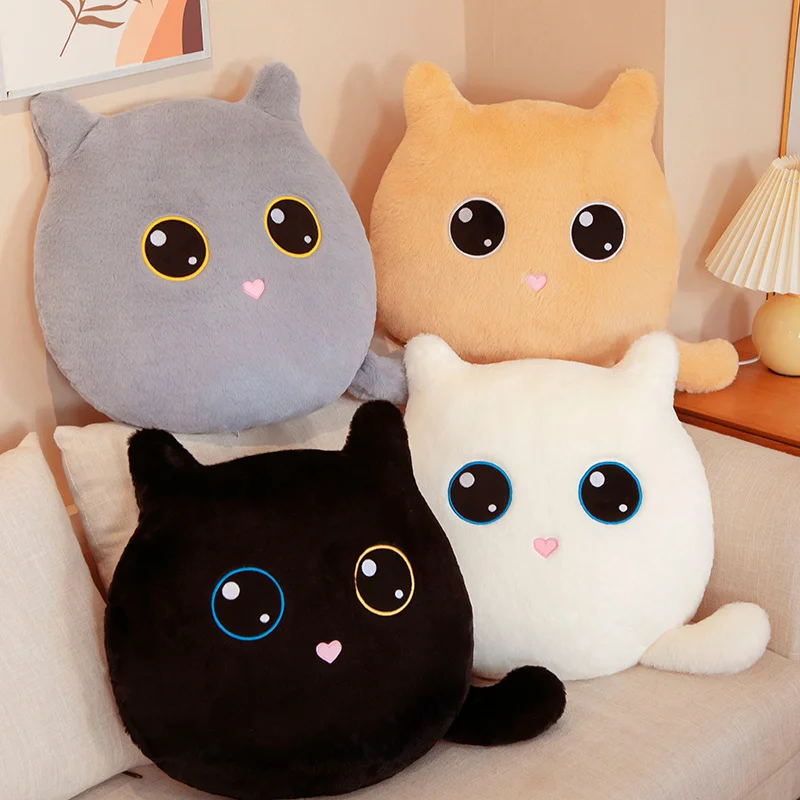 

Круглая плюшевая игрушка в виде кошки, 40 х45 см