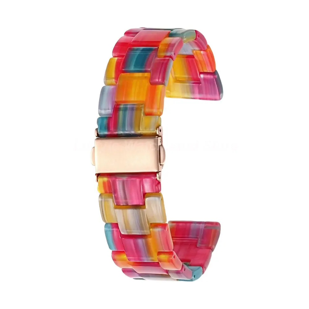 Colorful Resin Watch Band Strap for Smart and Traditional Watches