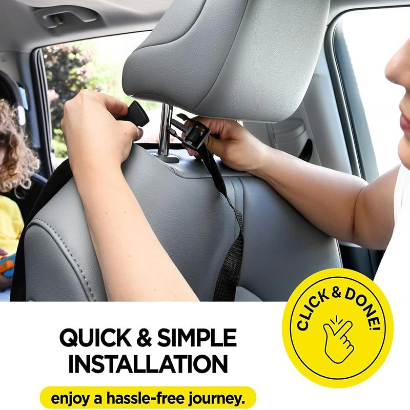 600D Oxford Waterproof Kick Mats Backseat Protector Dirt Mud Scratches Car Back Seat Cover Kids Storage Organizers Car Seat Protector