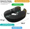 Donut Pillow Coccyx Seat Cushion for Prostate, Sciatica, Pelvic Floor, Pressure Sores, Pregnancy, Perineal Surgery, Postpartum R 3