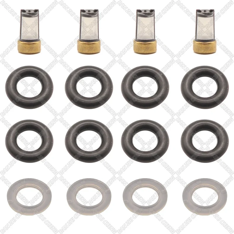 Fuel Injector Service Repair Kit Filters Orings Seals Grommets for Audi A4 A6 VW Passat 1.8 06B133551N 0280156070