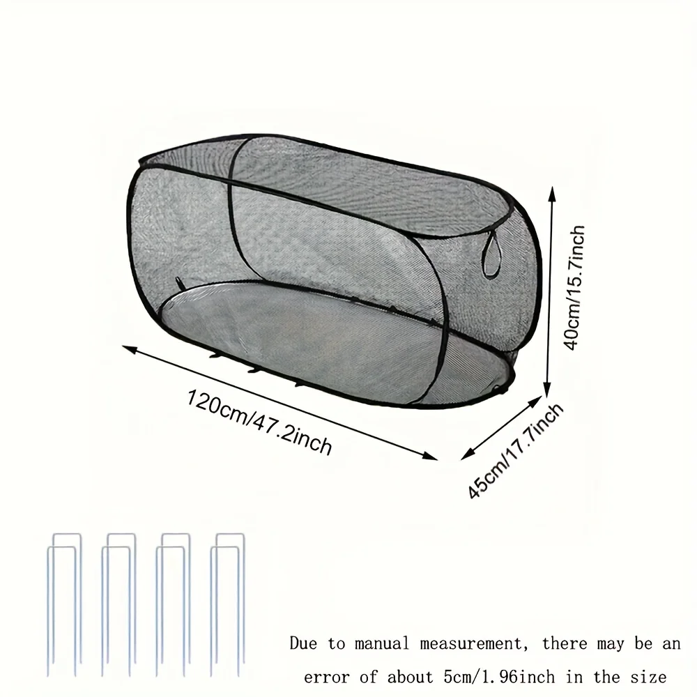 Enhanced Plant Cover Net for Seedling and Vegetable Protection - Greenhouse Gardening Accessory