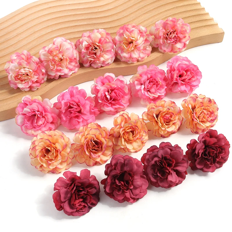 10/20/50Pcs Mini Rose Artificial Flowers Heads Silk Fake Flower For Home  Decor Wedding Decoration DIY Craft Garland Accessories - AliExpress