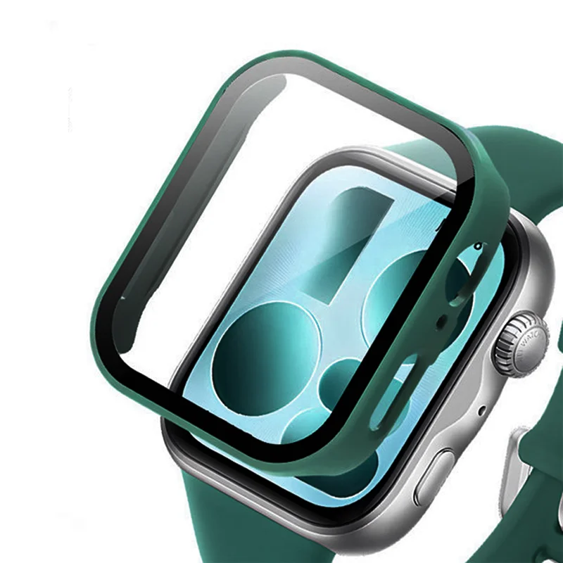 Huawei Watch Fit Screen Protector - Hard PC Protective Bumper with Tempered Glass