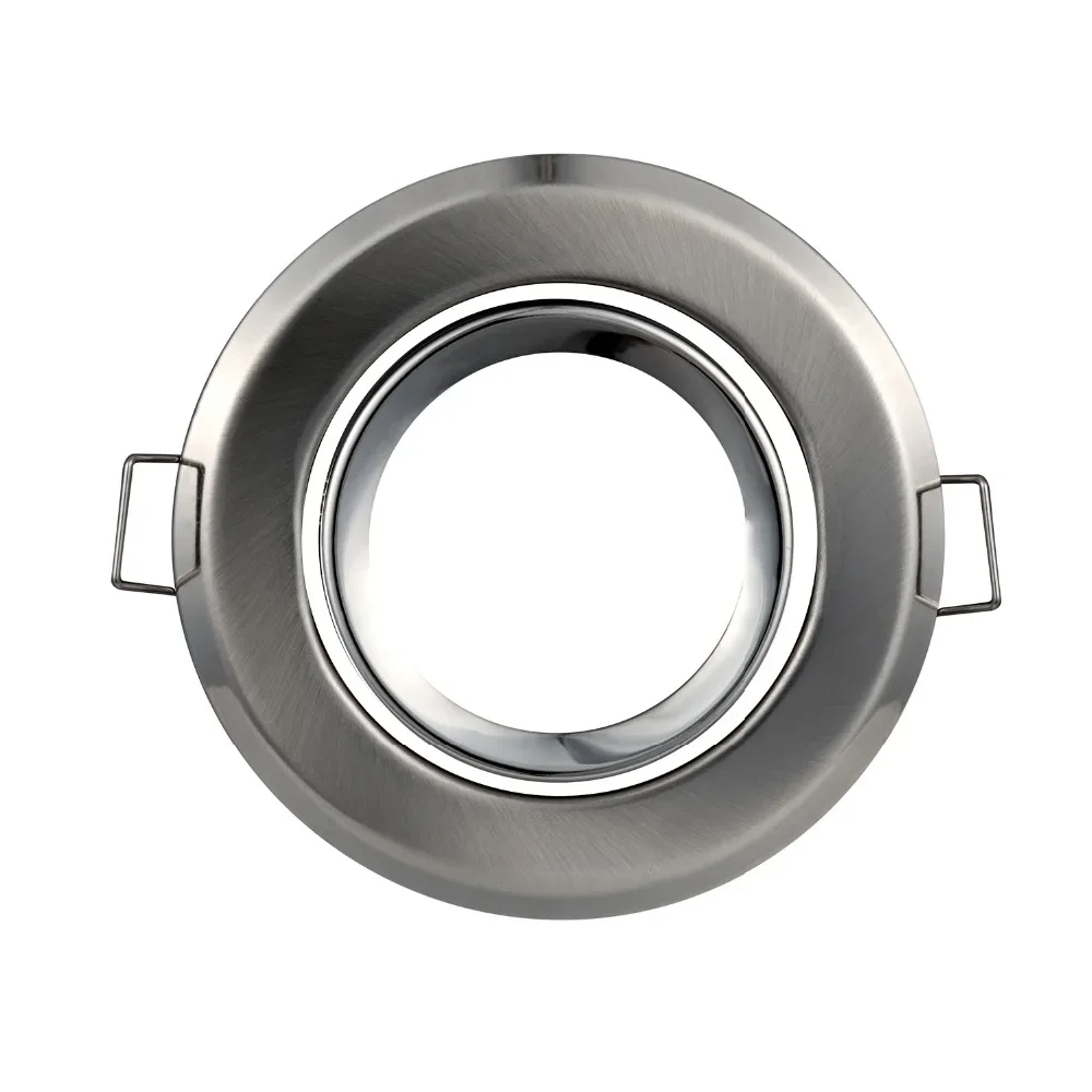 Modern Golden Metal Frame Trim Kits Recessed Ceiling Lights Gu10 Fitting Round MR16 GU10 Led Spotlight Bulb Holder Frame