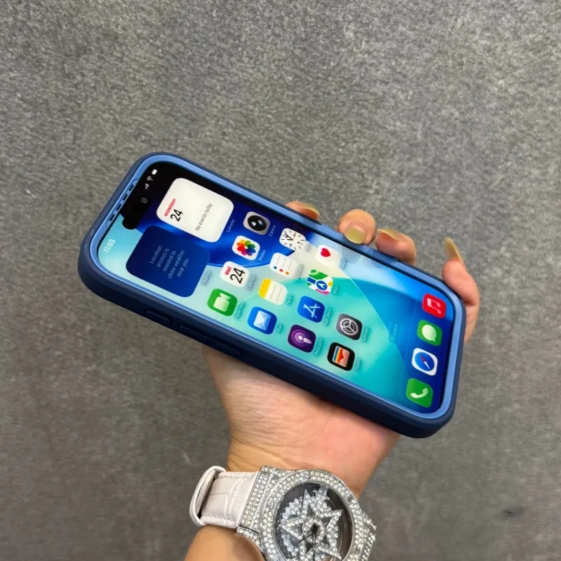 Swivel Folding Armor Silicone Shockproof Case with Camera Protection
