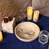 Light Luxury And Retro Natural Marble Home Living Room Groggery Fruit Snack Storage Bowl Jewelry And Jewelry A Mini Ornament 5