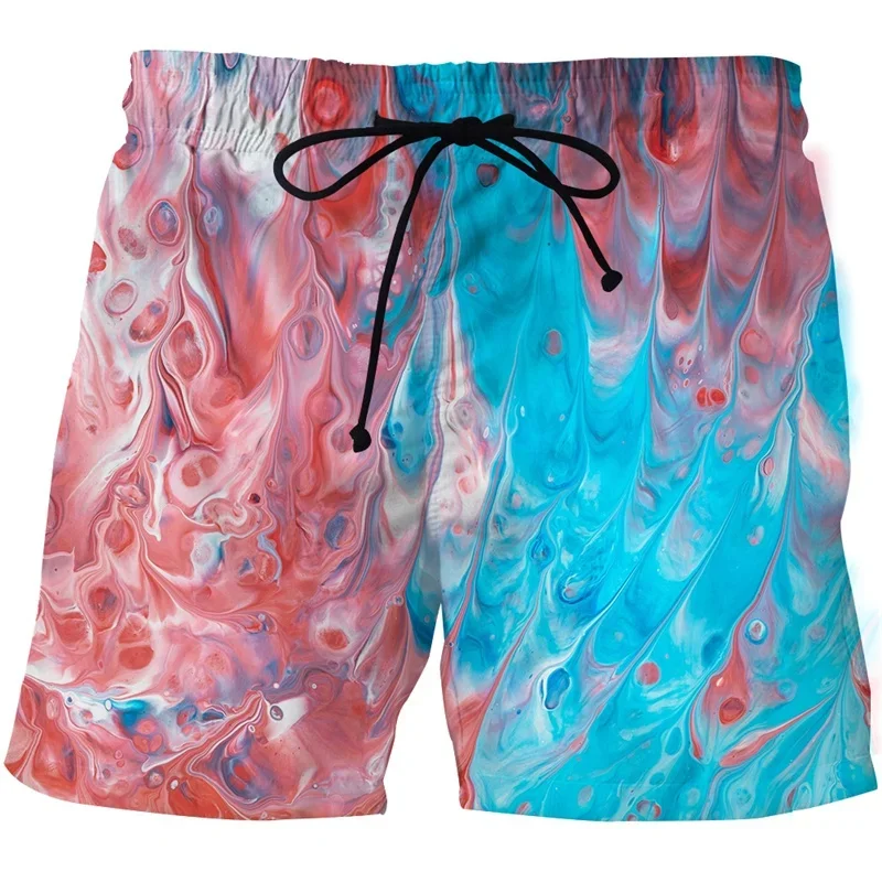 Summer 3D Print Beach Shorts Men Women Abstract Art Cool Short Pants Casual Comforts Skateboard Shorts Sport Swim Trunks 4