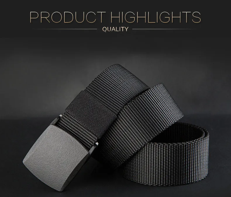 Militärische Automatische Schnalle Nylon Gürtel Outdoor Jagd Multifunktionale Taktische Leinwand Gürtel Hohe Qualität Männer Gürtel – Detail 1