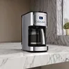 14 Cup Black/Stainless Steel Permanent Filter Coffee Maker, with Timer 5
