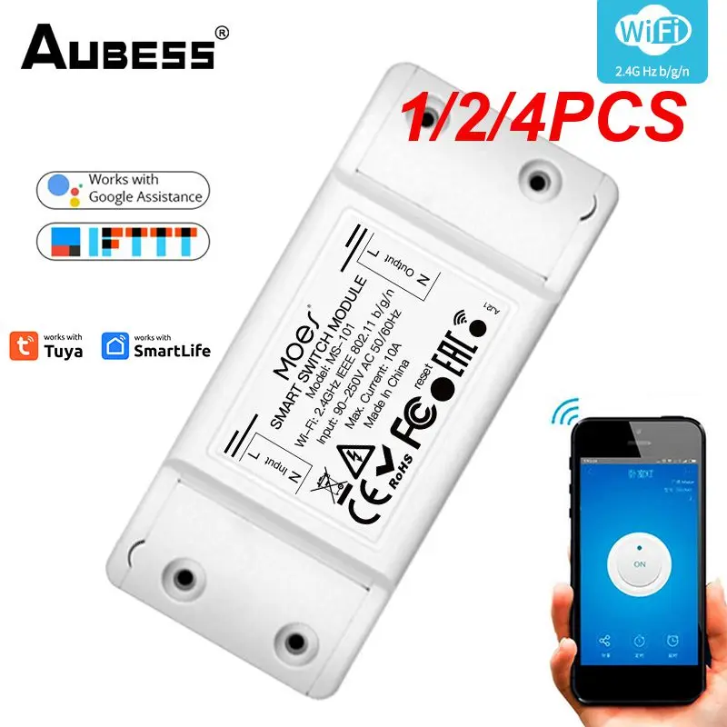

1/2/4 шт., беспроводной выключатель для дома