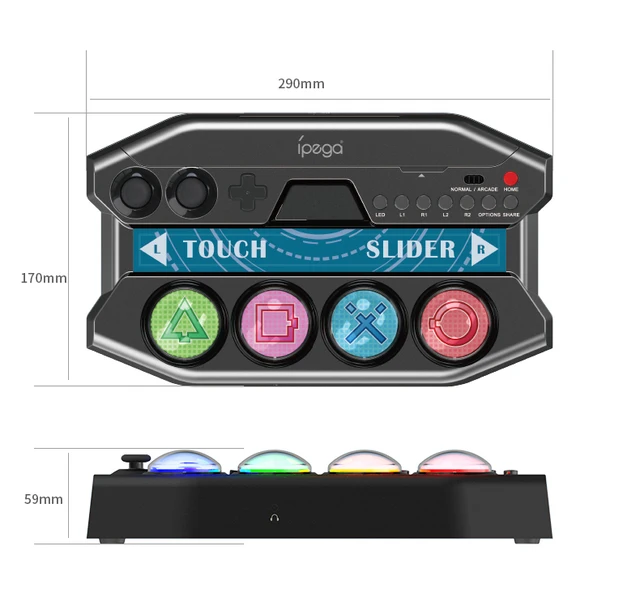 PlayStation4 - よしお Ipega PG-P4016 Wired Game Controller for Sony PS4
