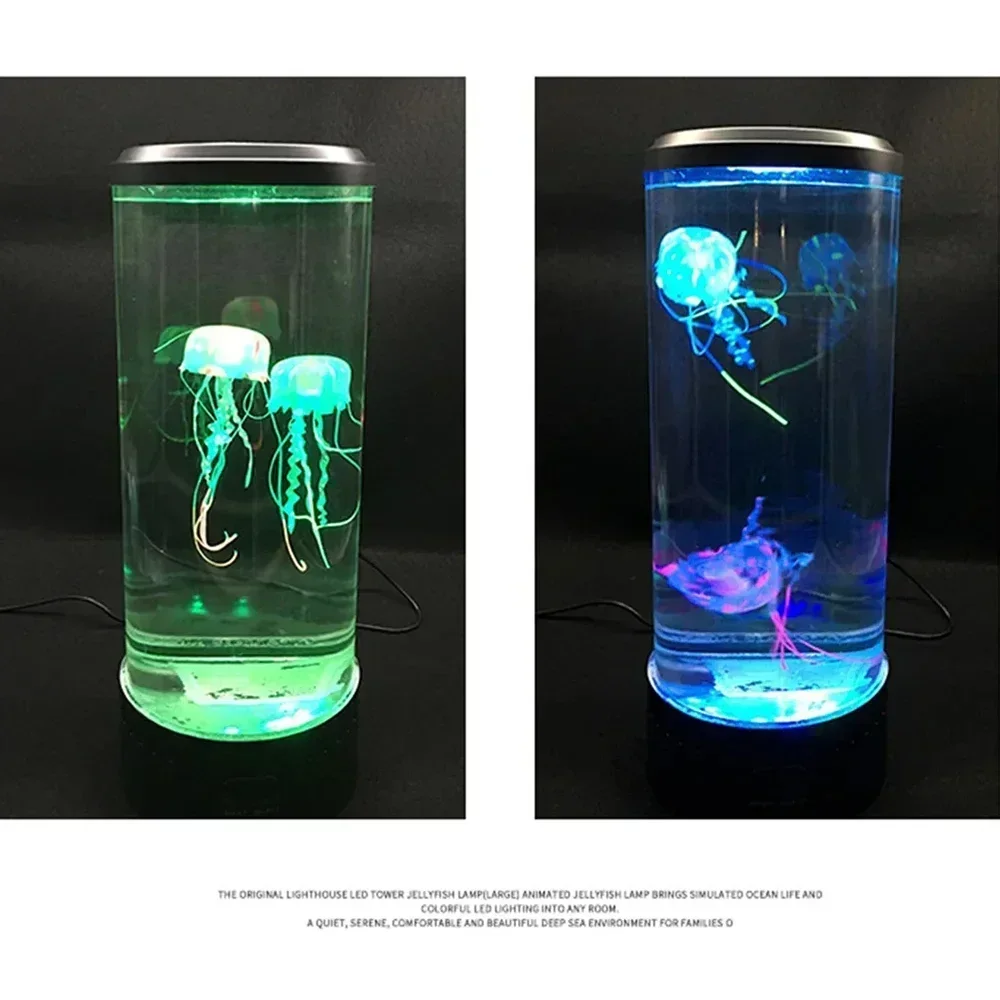 

Color Changing Jellyfish Lamp Usb/Battery Powered Table Night Light Children'S Gift Home Bedroom Decor Boys Girls Birthday Gifts