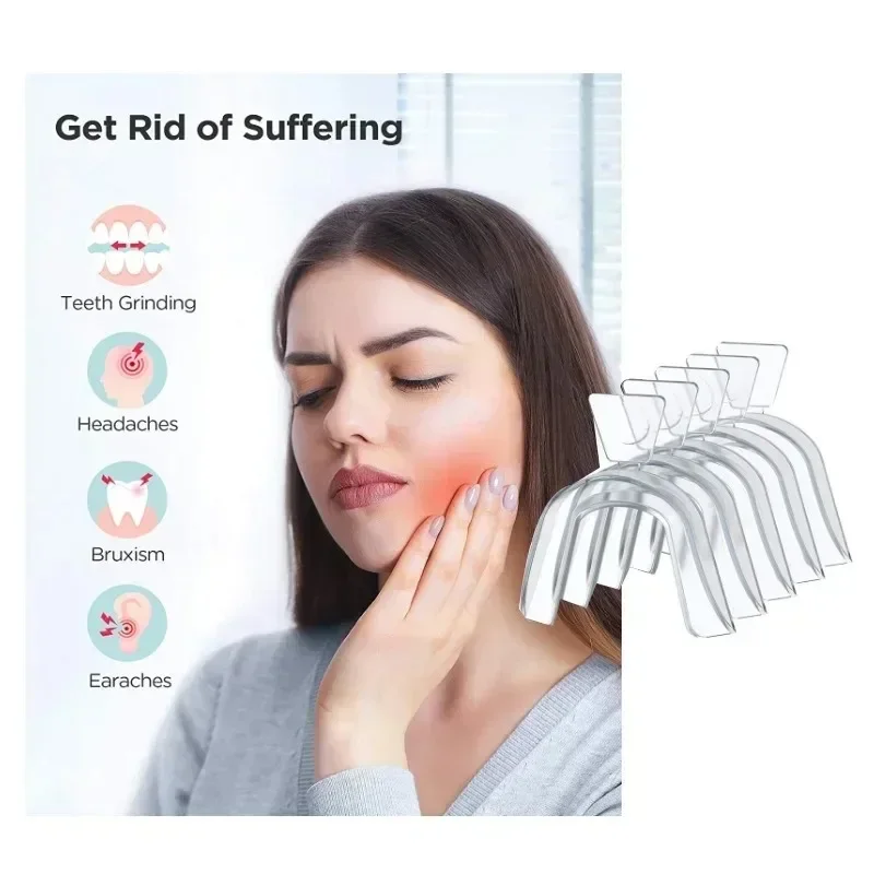 Sdotter Teeth Veneers Silicone Orthodontic Braces Dental Whiten Braces Bleaching Molding Tray Custom Moldable Thermoform Teeth