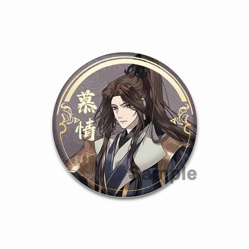 thumbnail image 1 of Insignia de anime con la bendición del oficial del cielo, broches con forma de figura de dibujos animados de Xie Lian, pines de esmalte exquisitos para cosplay, accesorios para mochilas, 1 of 5