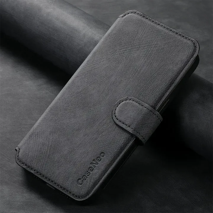 Magsafe Flip Leather 2-in-1 Magnetic Wallet Card Holder Phone Case Bag