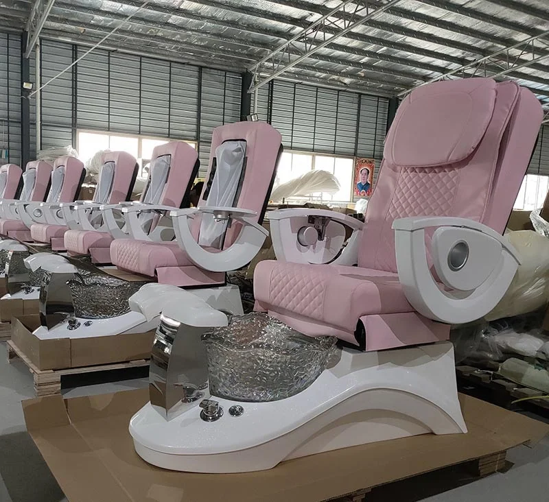 Luxury Modern Pedicure Spa Massage Chair Nail Salon Foot Pedicure Chair Electric Manicure Massage Chair For Beauty Salon 3