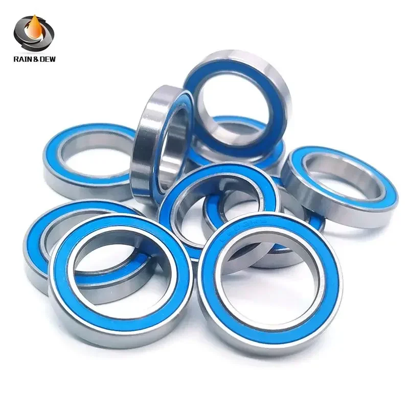 10Pcs 6803RS 베어링 17x26x5mm ABEC-7 취미 전기 RC 자동차 트럭 6803 RS 2RS 볼 베어링 6803-2RS 블루 봉인