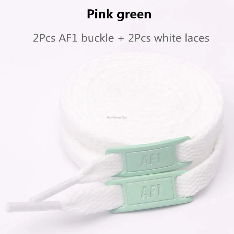 AF1 Shoelaces White Flat Laces Air Force One Shoe Decoration 14