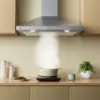 30 inch Wall Mount 450  Ductless Range Hood Vent for Kitchen Hood in Stainless Steel 3