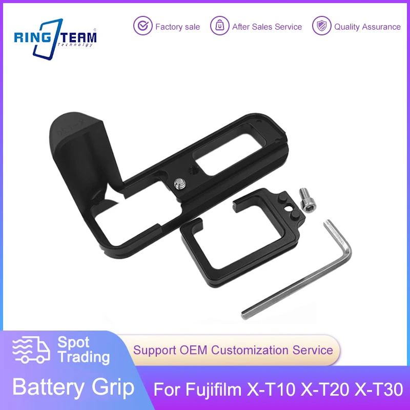 

XT10 XT20 XT30 Wooden Vertical Quick Release L Plate Bracket Grip for Fujifilm X-T10 X-T20 X-T30 Camera RRS Tripod