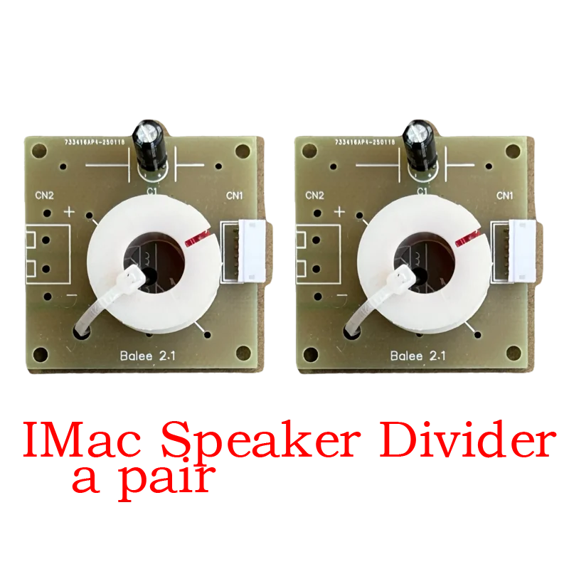 1Pair For Imac A1419 Speaker 2 Way Treble Bass Crossover Audio Tweeter Woofer Filter Frequency Divider