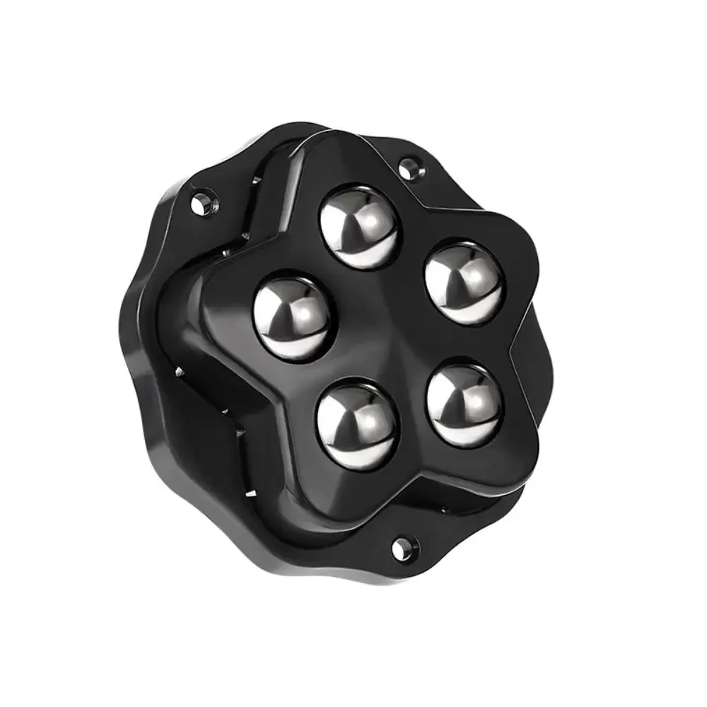 4Pcs Self Adhesive Caster Wheels Super Load-bearing 5 Beads Universal 360&deg; Rotating for Home Appliances Storage Boxes